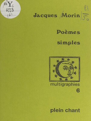 cover image of Poèmes simples